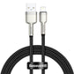 BASEUS 1M USB to Lightning Charging Cable (2.4A) | Cafule Metal Series Apple iPhone Fast Charger Cable