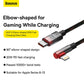 BASEUS 20W Elbow USB-C to Lightning iPhone Charging Cable (1M) | MVP 2 Series Type-C L-Shaped Bend Fast Charger Cable