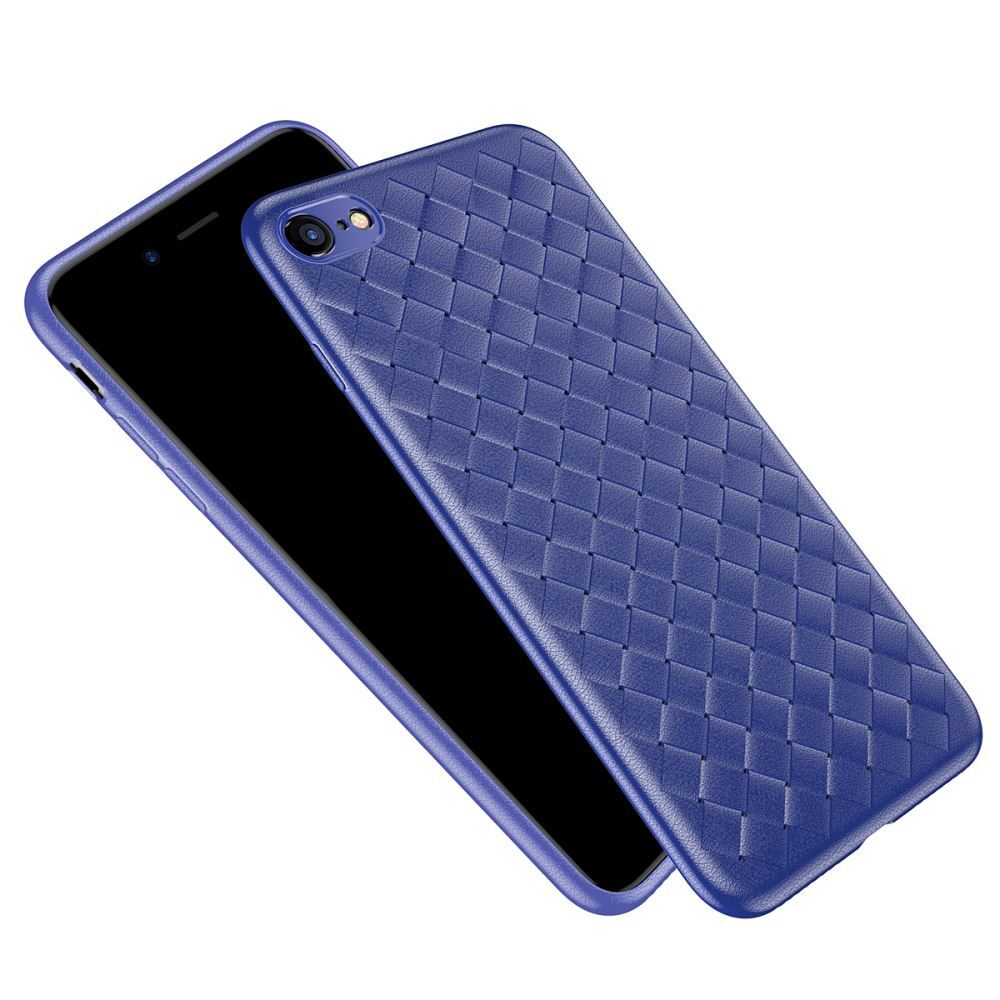 Baseus iPhone 6/iPhone 6s Plus Case | Knitted Weaving - Dark Blue