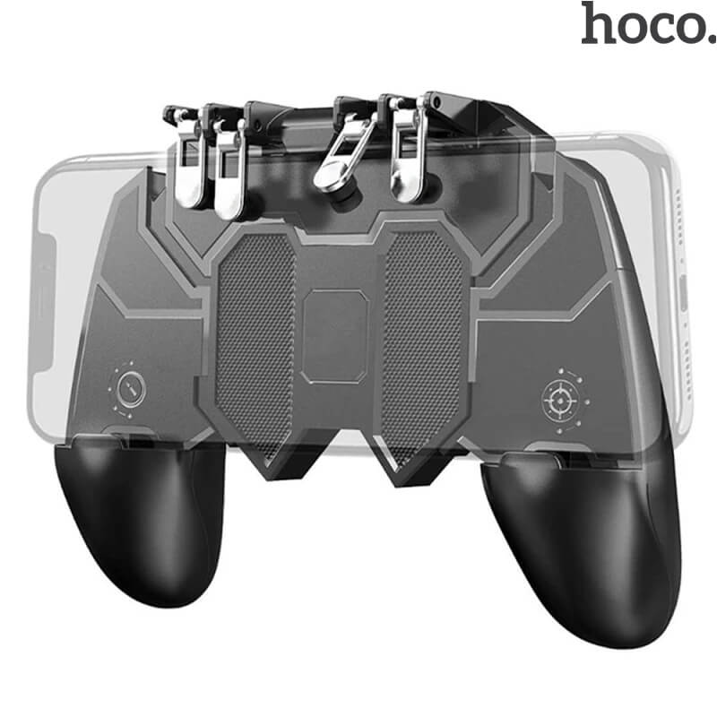 HOCO-Controlador de Jogo Móvel, Gamepad, Metal Trigger, Botão Free