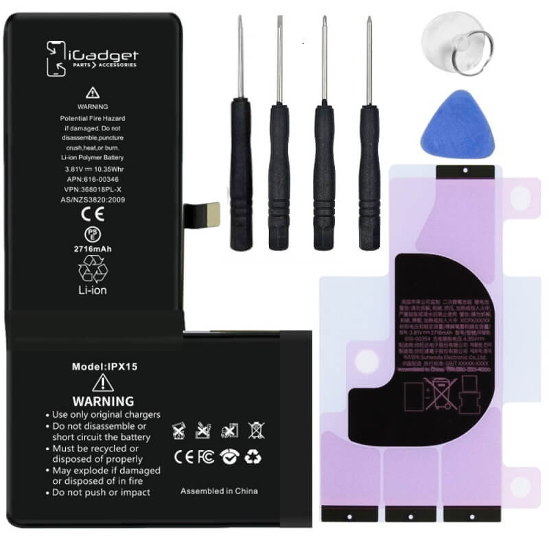 Apple iPhone X Xs Xs Max XR Battery Original Battery Part With Changing  Tools 